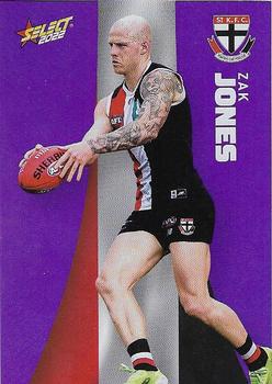 2022 Select AFL Footy Stars - Common Parallel - Purple #PP145 Zak Jones Front